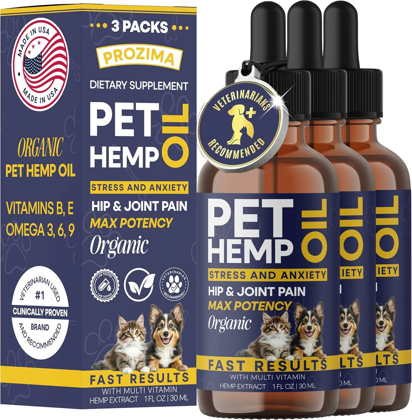 PROZIMA Hemp Oil for Dogs & Cats — Original